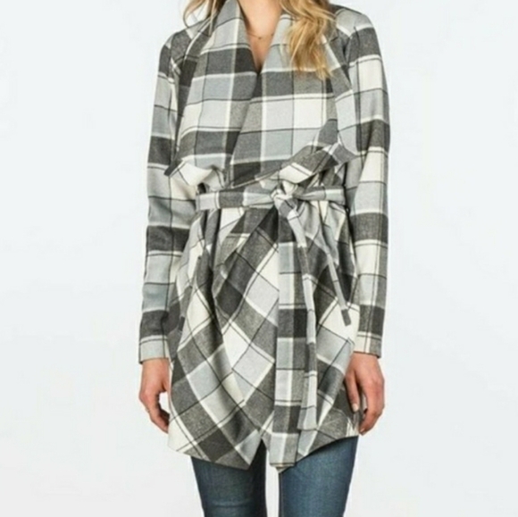 Matilda Jane Check it Twice wrap jacket XS - Picture 1 of 8